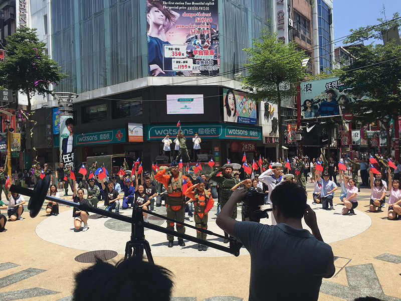 國防部西門町制服快閃活動
